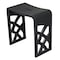 Alfi Brand Black Matte Solid Surface Resin Bathroom / Shower Stool ABST88BM - alternate 5